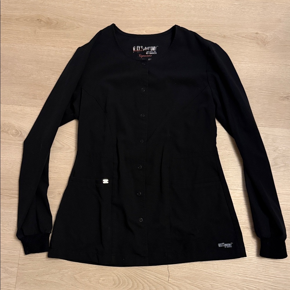 Black scrub jacket grey’s anatomy